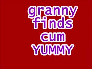 Granny Finds Cum Yummy, Free Yummy Granny adult film c9