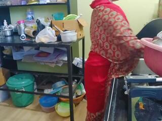שלי bhabhi מַקסִים ו - i מזוין שלה ב מטבח כאשר שלי אח היה לא ב בית